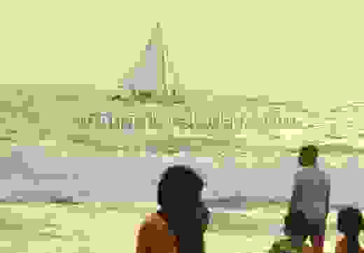 Sailing boat in panambur, mangalore